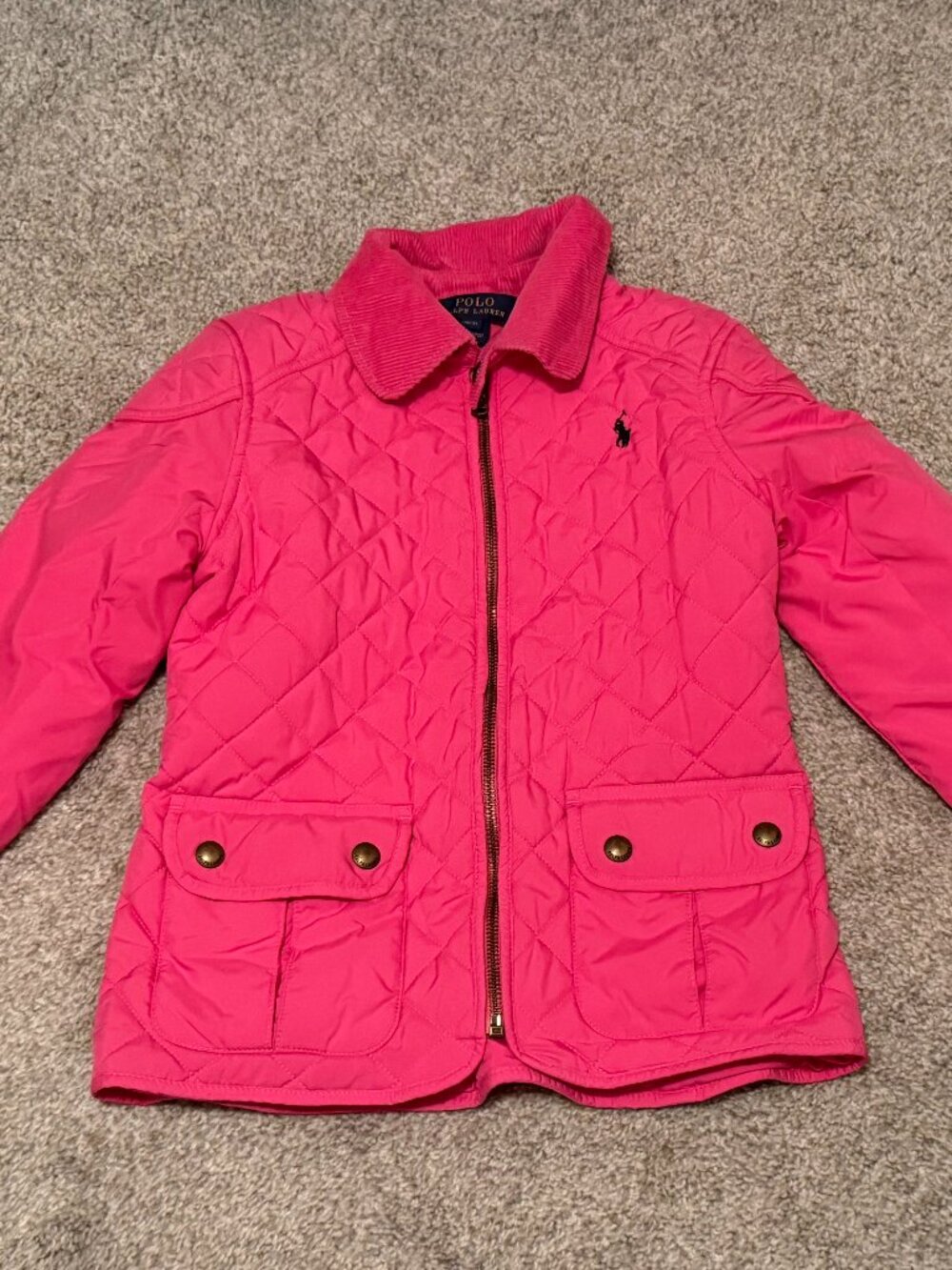Ralph Lauren Girls Puffer Coat - Girls Size 7